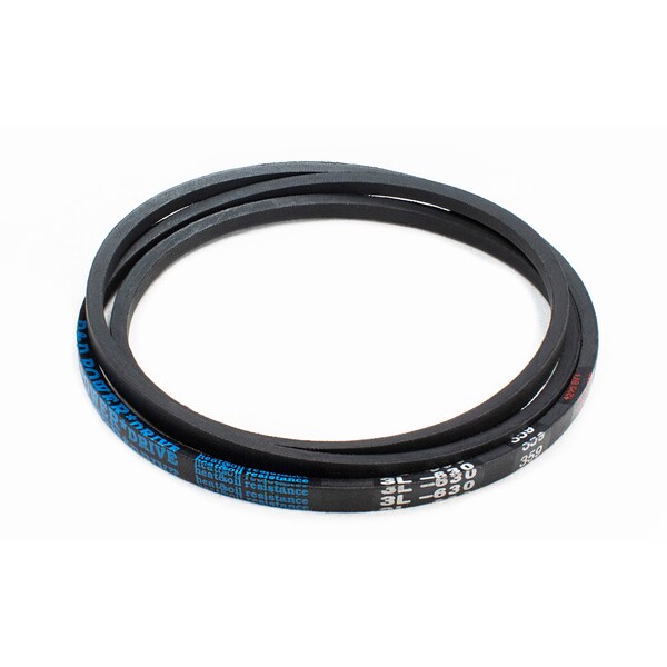D&D 3L630 FHP V-Belt, 63 in Outside Length, 3/8 in Top Width, 7/32 in Thickness, 1 Ribs 3L630 - main